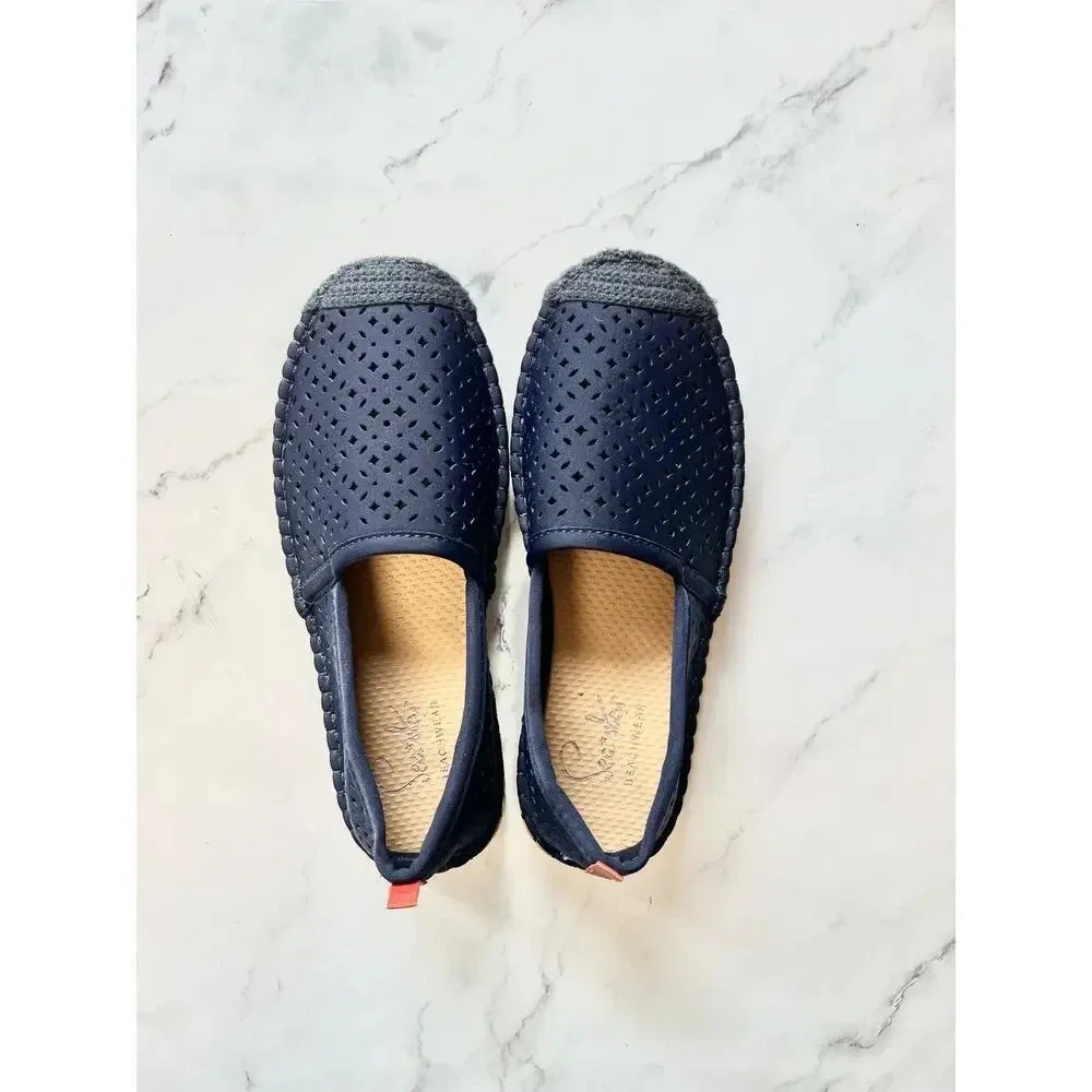 Sea Star Shoe Women Size 6 Espadrilles Cap Toe Mesh Casual Slip On Resort Cruise - Picture 2 of 10